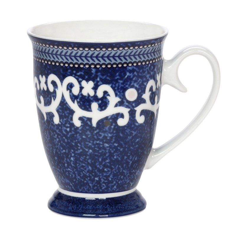 CRYSPO TRIO Κούπα Πορσελάνης 330ml Blue Lagoon C CRYSPO TRIO 28.922.25 (Σετ 2 Τεμάχια) (Υλικό: Πορσελάνη, Χρώμα: Λευκό) - CRYSPO TRIO - 28.922.25